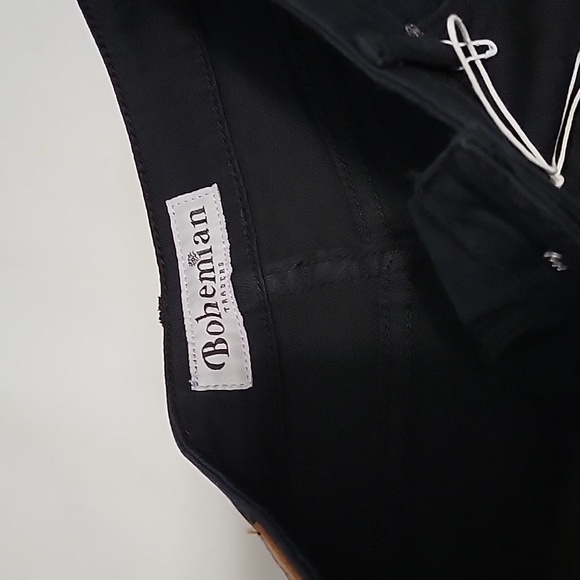 NEW Bohemian Traders High Waist Distressed Black Skinny Jeans Size 30 - Picture 3 of 10